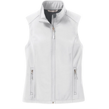 Load image into Gallery viewer, Ladies Core Soft-Shell Vest - White
