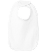 Load image into Gallery viewer, Infant Bib - White