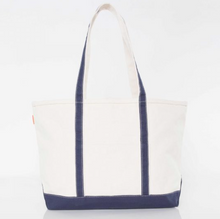 Load image into Gallery viewer, Canvas Boat Tote (Large)