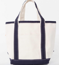 Load image into Gallery viewer, Canvas Boat Tote (Small)