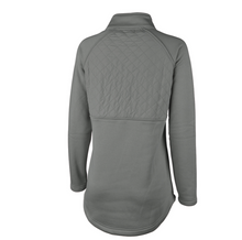 Load image into Gallery viewer, Women's Newbury Asymmetrical Snap Sweatshirt - Grey