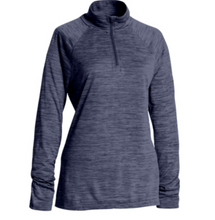 Load image into Gallery viewer, Women's Space Dye Performance Pullover - Navy
