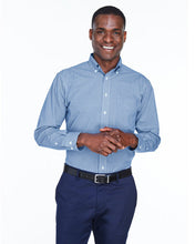 Load image into Gallery viewer, Men's Performance Gingham Check Button Down- French Blue