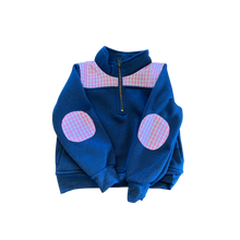 Load image into Gallery viewer, Baby/Toddler Gingham Quarter Zip