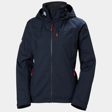 Load image into Gallery viewer, Helly Hansen Women's Crew Hooded Jacket - Navy
