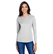 Load image into Gallery viewer, Women's Performance Long Sleeve T-Shirt - Silver

