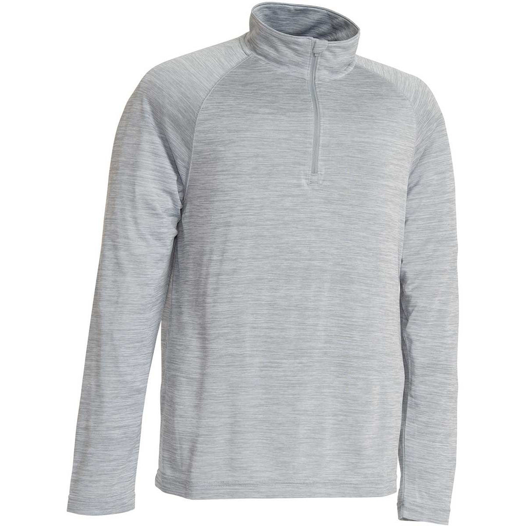 Men's Space-Dyed Pullover - Grey