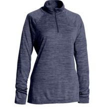 Load image into Gallery viewer, Women&#39;s Space Dye Performance Pullover - Navy
