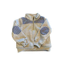 Load image into Gallery viewer, Baby/Toddler Gingham Quarter Zip
