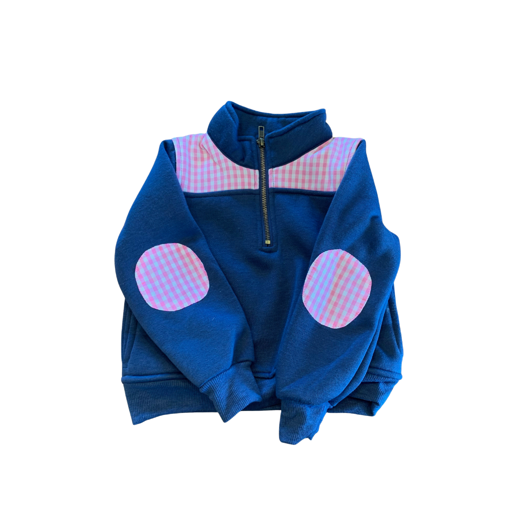 Baby/Toddler Gingham Quarter Zip – Latitude Jamestown